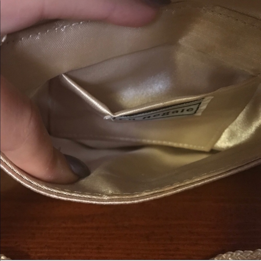Champagne gold clutch and handbag - Picture 6 of 8